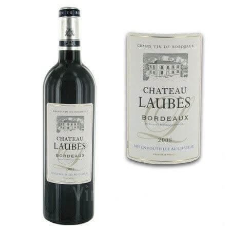 Chai rượu vang Pháp giá rẻ Chateau Laubes