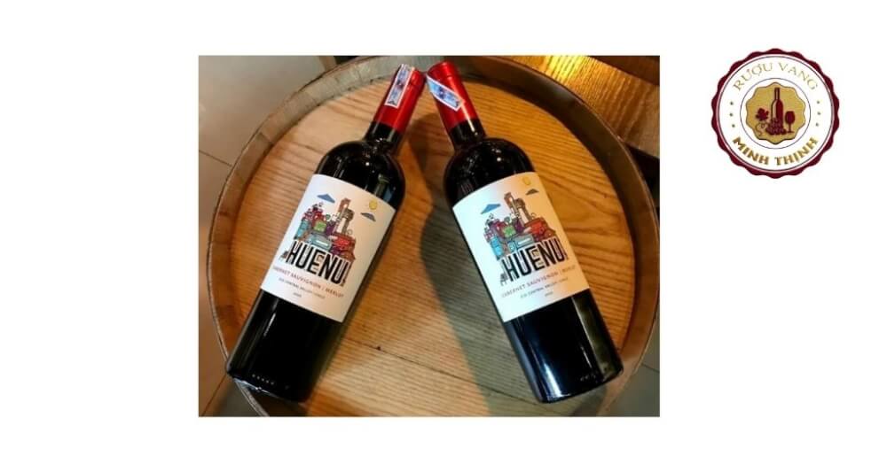 Sức hấp dẫn của chai vang đỏ Huenu Cabernet Sauvignon Merlot Central Valley